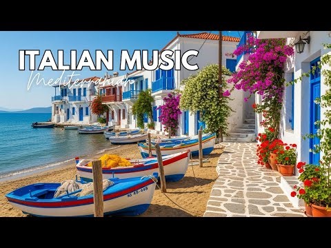 Relaxing Mediterranean Italy 🌿🎵 | Calm Guitar & Scenic Seaside Vibes