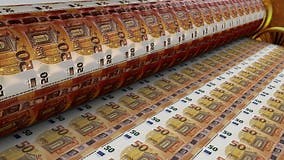 Mouvement En Boucle De L'impression Des Billets En Euros Clips Vidéos - Vidéo du industrie, animation: 293235193