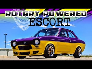 MK1 FORD ESCORT WITH A ROTARY ENGINE FROM A RACE CAR!