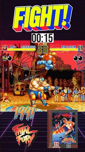 Fatal Fury's Most Iconic Matchup - Terry vs Raiden #videogames #fatalfury #nostalgia