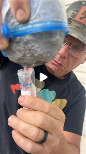 Rockhunter Mark on Instagram: "Geode juice collection for @massspeceverything ! #geodewater #geode #geodejuice #enhydrogeode geode water analyzed by mass spectrometry"