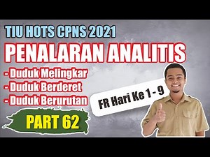 FR TIU POSISI DUDUK !!? Begini Cara Mudahnya || Penalaran Analitis CPNS 2021
