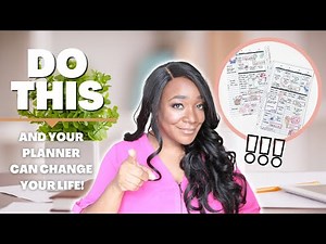 Tips To Using Your Planner to Track HABITS and Create POSITIVE CHANGES in Your Life
