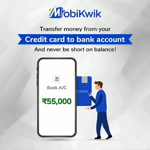 Just transfer money via MobiKwik and get extra cash in minutes! Download the app now. #moneytransfer #creditcard #MobiKwik | MobiKwik