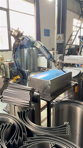 62K views · 308 reactions | AI-Powered Welding: How Robotic Arms Perfectly Manufacture BBQ Grill Frames #welding #process #factory #machine #factory #processing #grill #technology #industrial #manufacturer #producer | Inside the factory | Facebook
