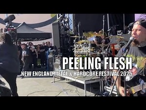 Peeling Flesh Live at NE Metal & Hardcore Fest 2025 | Slamming Brutal Death Metal Onslaught