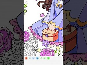 Happy Color Game | Relaxing Coloring & Satisfying Art! 🎨✨ Color Painting Game | ##gameplay #fun