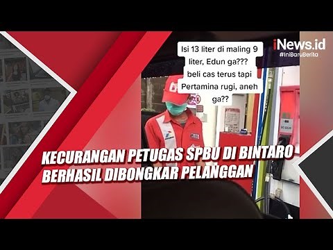 Hati-Hati! Kecurangan Petugas SPBU di Bintaro Berhasil Dibongkar Pelanggan