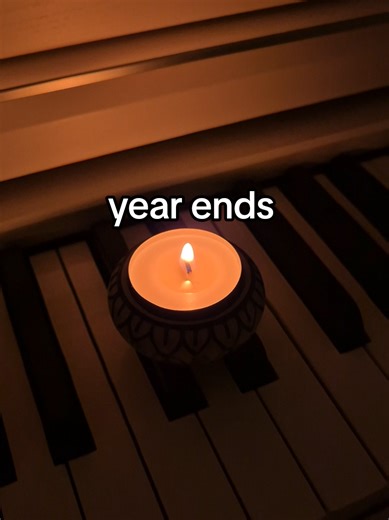 and now we welcome a new year - full of things that have never been | R.M.Rilke #newyear #2025 #pianotok #bye #fyp