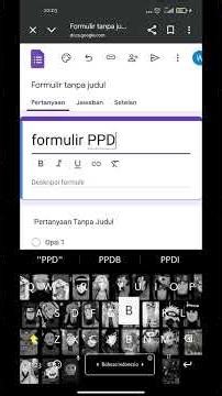 tutorial membuat google form