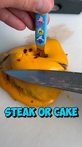 Is this steak or cake & is it cooked or raw #protein#bbq #meat #dessert | Fast Easy Hacks