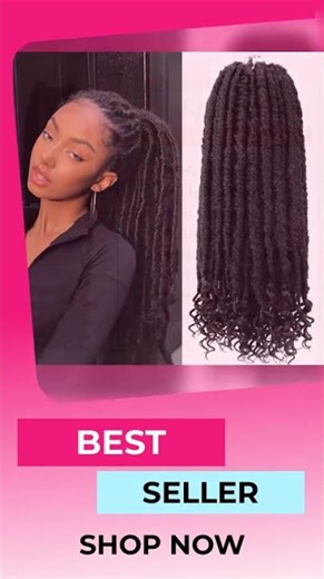 Straight Faux Locs – Soft, Pre-Looped & Easy to Install