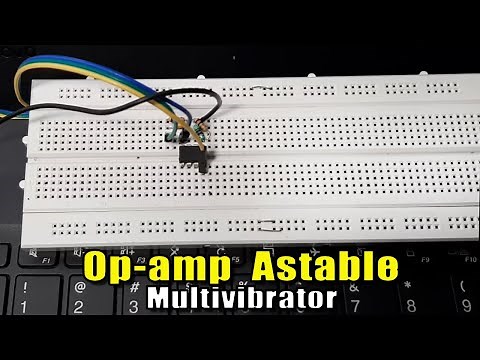 Astable Multivibrator Circuit Using Op-amp