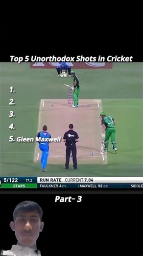 Top 5 Unorthodox Shots in Cricket Part 3 #cricket #shorts