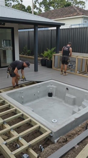 Your dream backyard jacuzzi