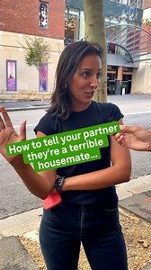 9.9K views | Do you use the direct approach or serve up a delicate  sandwich? We hit the streets of Sydney to uncover how people deal with a partner who's maybe not the best housemate 來 | Domain | Facebook