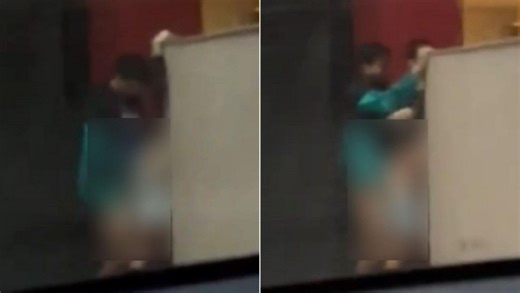 Fueron pillados haciendo "el delicioso" a plena luz del día y ni se inmutaron por su escenita (VIDEO)