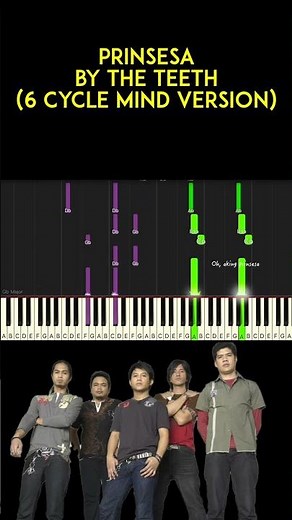 Prinsesa by The Teeth (6 Cycle Mind version) piano cover + sheet music & lyrics