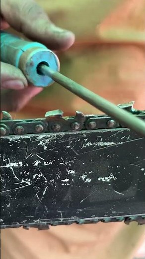 How to Sharpen Chainsaw Chain #chain #sharpen #sharpening #chainsaw #sthill #shorts