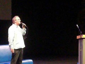 Peter Davison (Doctor Who) signs the Button Moon theme tune