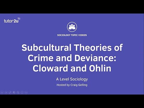 Subcultural Theories of Crime & Deviance - Cloward and Ohlin | A Level Sociology