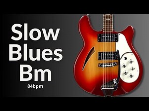 Slow Blues Guitar Backing Track in Bm7 | Relaxing & Smooth Jam Session
