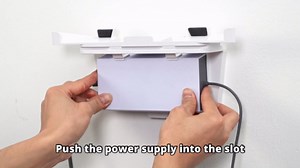 Starlink Gen 3 Router Mount 2 in 1, with Cable Caddy, Starlink Standard V3 Mesh Router and Star Link Gen 3 Power Supply Mounting Kit, Wall Holder Mesh Node Holder