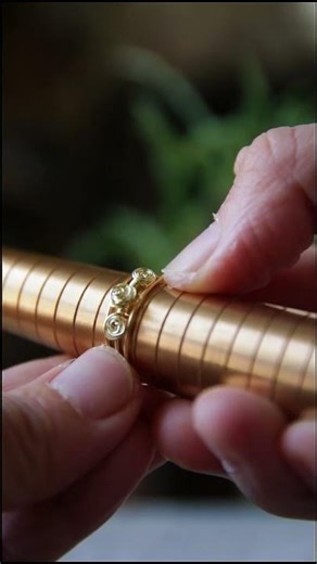 DIY Tiny Rose Ring 🌸 | Easy Wire Wrapping Tutorial #jewelry #diyjewelry #wireworks