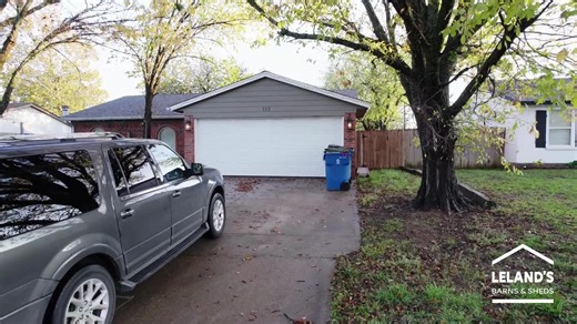 Garage Dilemma? We've got a shed for that. Visit Lelandssheds.com today to design your own custom storage shed.