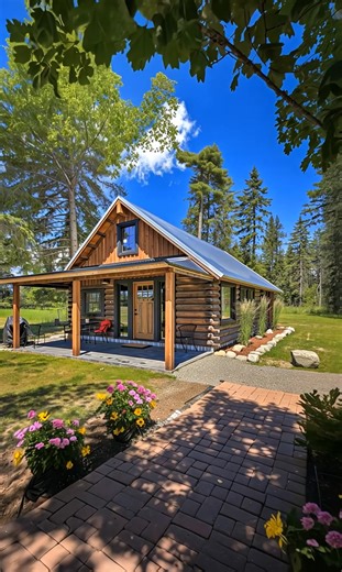 4.1K views · 45 reactions | Charming Rustic Cabin in Idaho with Stunning Interior | Log Cabin | Facebook