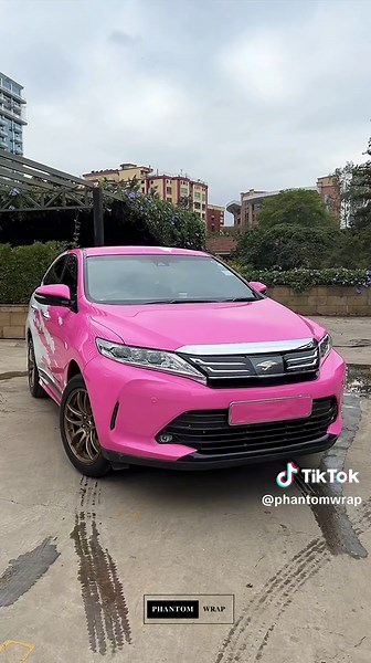 Toyota Harrier Custom Color Changing Car Wrap