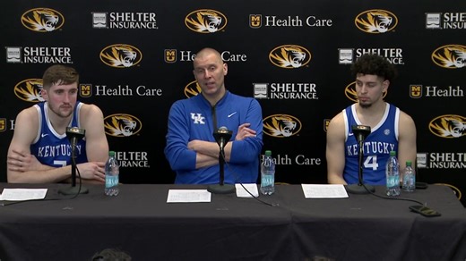 Mark Pope talks about the play of Collin Chandler, Trent Noah, and Travis Perry in Kentucky's win over Missouri. #BBN "I thought the three freshmen were ELITE tonight. They were super poised." MORE: https://youtu.be/4MtNawUAE5c | KY Insider