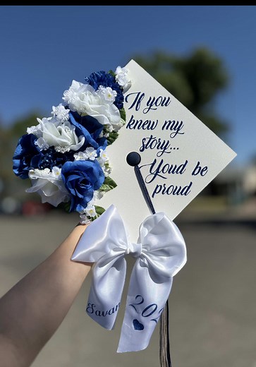 Customized Flower Grad Cap Ideas for Class of 2026