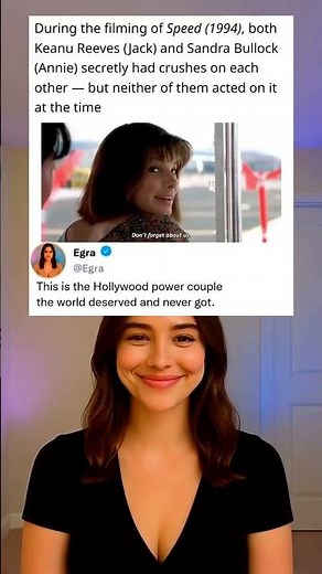 During the filming of Speed (1994), both Keanu Reeves (Jack) and Sandra Bullock (Annie) secretly