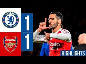 Chelsea vs Arsenal (1-1) | Extended Highlights | Caicedo Red Card | London Derby