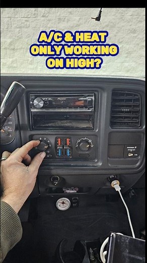 Chevy heat and ac only work on high fix