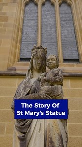 The statue of Our Lady and the Christ Child is a rare surviving link to the Old St Mary’s Cathedral, lost to fire. It reminds us to care for the Cathedral so it can stand the test of time and remain a living part of our city. #stmaryscathedral #cathedralheritage #preserveourhistory #sydneylandmark #sacredart #livingheritage #historicsydney #legacyforfuturegenerations | St Mary's Cathedral, Sydney