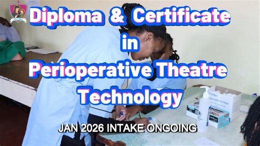 🏥 Your healthcare career starts here! Sister Leonela Consolata Medical College is now accepting applications for Diploma & Certificate in Perioperative Theater Technology - January 2026 intake. ✅ Diploma: C- and above ✅ Certificate: D plain and above Apply now at consolatamedcollege.ac.ke/application and transform your future! 🩺 | Sr. Leonella Consolata Medical College