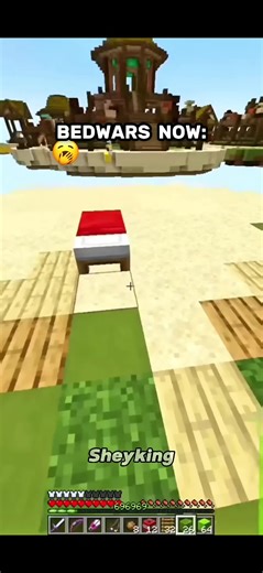 Bedwars now vs then #gaming #technoblade #minecraft #fyp #bedwars | Minecraft Game