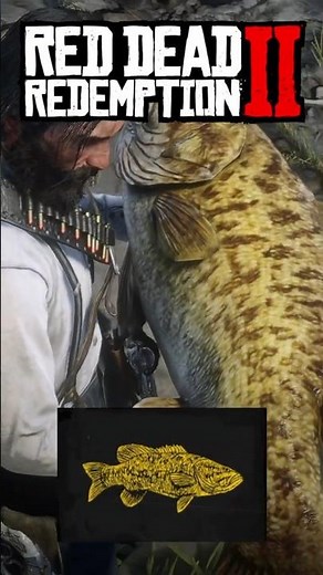 LEGENDARY SMALLMOUTH BASS 👑🐟 TIPS to Catch! #RDR2 #Shorts