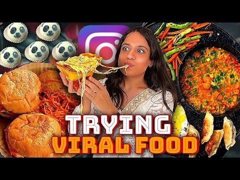 I Only Ate Viral Reel/Shorts Food For 24 Hours Of Different Countries 🇮🇳🇰🇷🇮🇹| ‪@sosaute‬ #viralfood