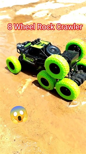 8 Wheel RC Monster Truck | Rock Crawler Full Review & Test in Hindi #shorts