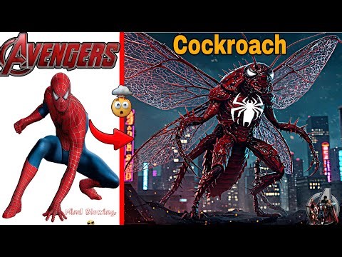 Avengers Turned Into Gigantic Cockroaches 🪳 | Ultra-Realistic 8K Cinematic Transformations