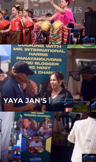Yaya Jan’s serves up some of Most Delicious Authentic Thai and Lao Dishes such as Thai Boat Noodle, Laab Diip, Tom Zaap, Som Moo, Lao Thai BBQ, Papaya Salad, and Nam Khao Tod and so much More! Follow @yaya_jans_lao_thai_kitchen for Future Updates to Her Upcoming Event. To Try Her Authentic Thai and Lao Food. Save this video for later and tag a friend who you want to come try Yaya Jan’s Thai and Lao Food with. Thai Fest by the Beach 📍 200 Santa Monica Pier, Ste A Santa Monica, CA 90401 For Booki