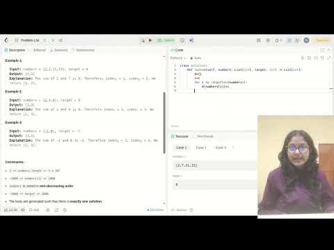 LeetCode 167 – Two Sum II (Sorted Array) | Python HashMap Solution | DSA Interview Question