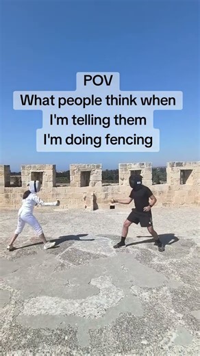 POV: When I say I do fencing 🗡️🤺