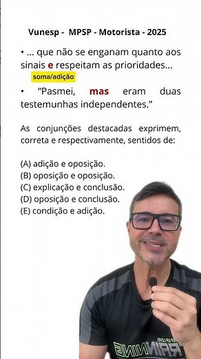 Conjunction #Portuguese #ENEM #clericalexam #activeexamtaker #publicserviceexam #ENEMStudies