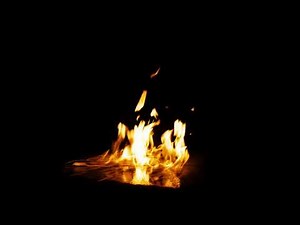 Burning Fire Loop video background - Fire Particle Black screen HD - Overlay effects free download