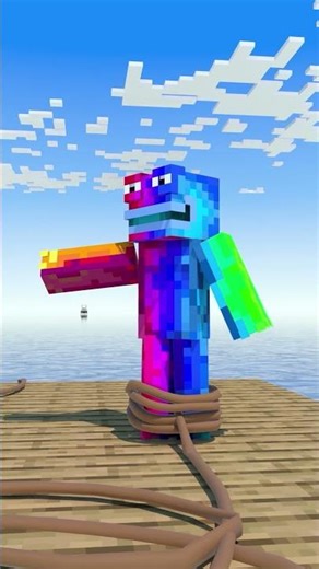 ใครจะตกน้ำทะเลตาย...!!! #minecraft #พี่เก้า #มายคราฟ #minecraftmtr