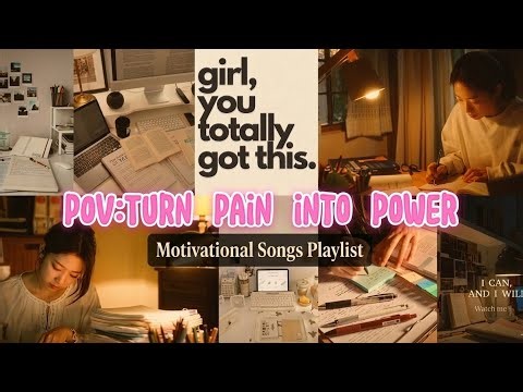 POV:Turn your Pain into Power❤️‍🔥|Motivational Songs Playlist|Study motivation |